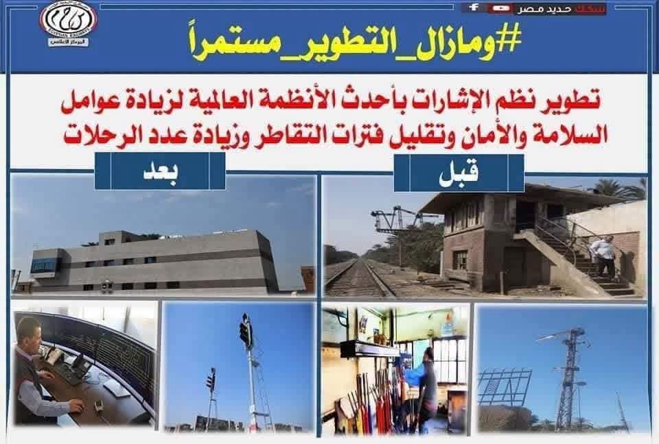 إحلال وتجديد نظم الإشارات والاتصالات لنقلها إلى أحدث الأنظمة العالمية (التحكم المركزي الإلكتروني)