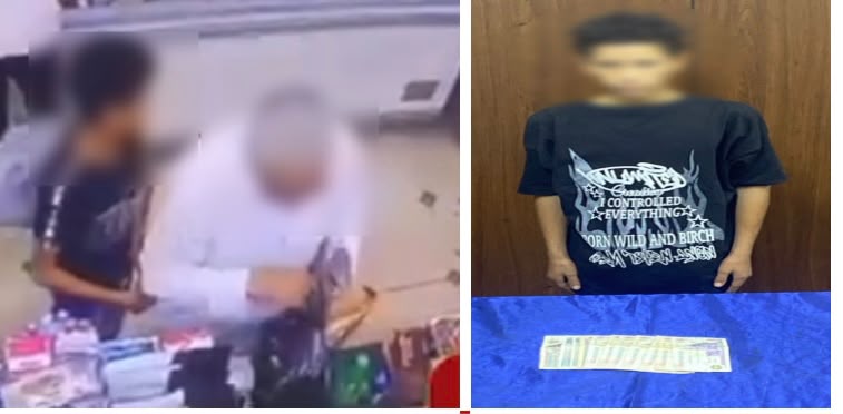 سرقة داخل محل، طفل يسرق أموالًا، بولاق الدكرور، الجيزة، أسلوب النشل، ضبط طفل، وزارة الداخلية.