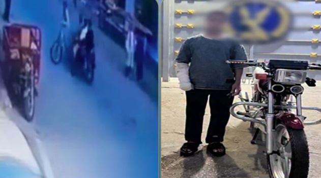 ضبط طالب تسبب في إصابة سيدة بحادث تصادم دراجة نارية وهوائية بالمنوفية<br alt=