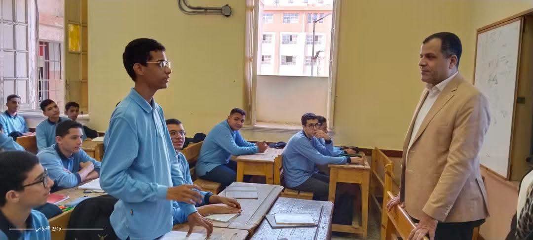 جولة ميدانية لوكيل الوزاراة لمتابعة انتظام المدارس بدمياط