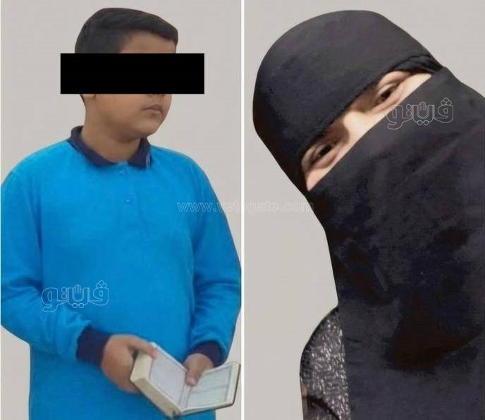 الطالب المتوفي ادم ووالدته&nbsp;