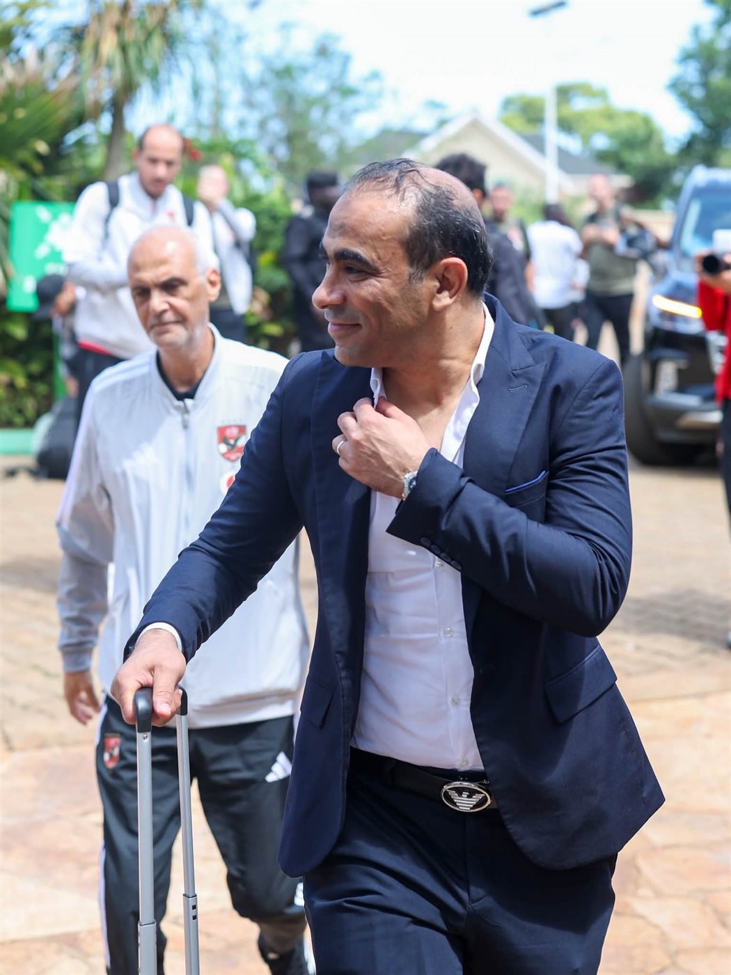 بعثة الأهلي تصل لفندق الإقامة بمدينة هويما الأوغندية