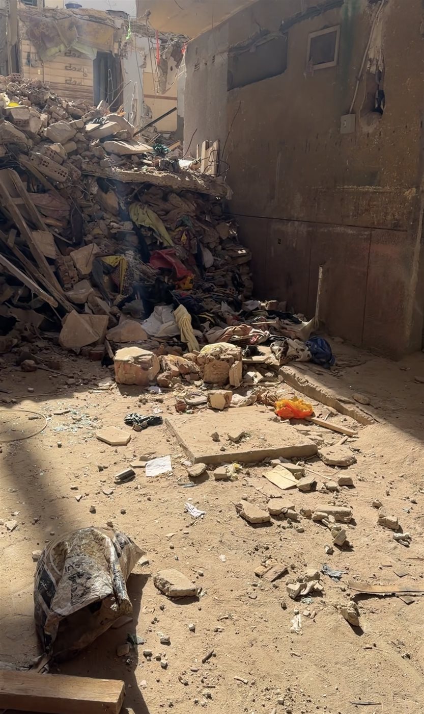 الناجي الوحيد من عقار حدائق القبة المنهار مطالبا بمأوى: «مش عارف أروح فين بأسرتي»
