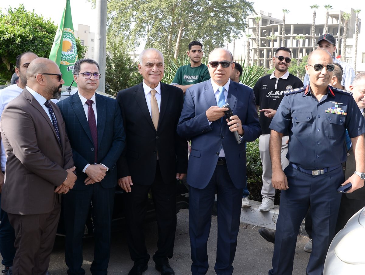 رئيس جامعة المنصورة يشهد انطلاق ماراثون «من العبور إلى الجمهورية الجديدة»