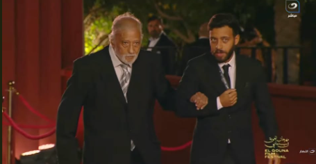 برغم تعبه محسن أحمد في مهرجان الجونة