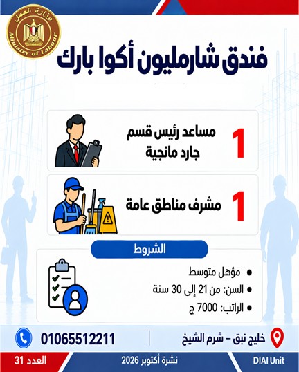 توفير 2541 فرصة عمل جديدة في 16 محافظة.. تعرف على أماكن التقديم