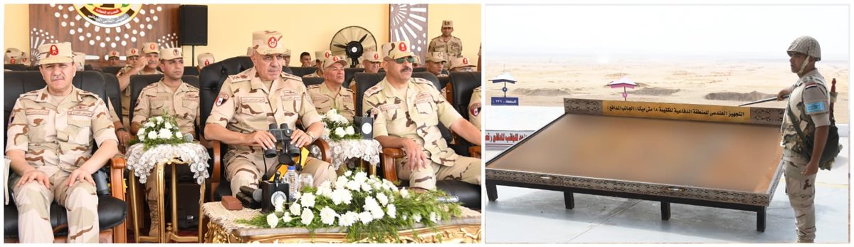 ​وزير الدفاع يشهد مشروعا تكتيكيا بالذخيرة الحية لإحدى وحدات الجيش الثاني الميداني