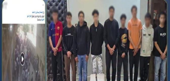 مشاجرة بين 9 طلاب بسبب المزاح أمام مركز تعليمي ببركة السبع، والداخلية تضبط طرفي الخناقة وتغلق المكان، فيتو