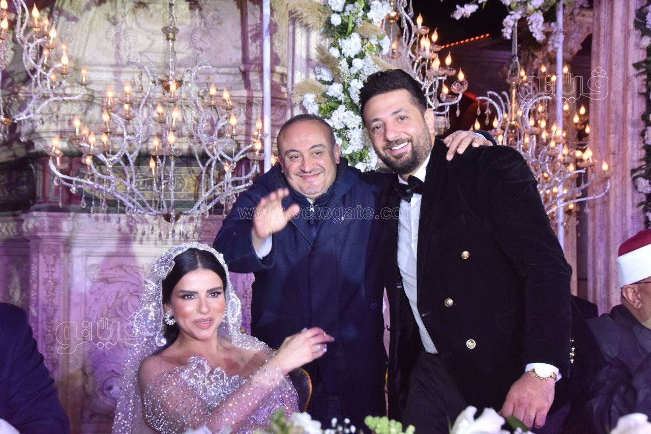 أحمد الهواري يحتفل بعقد قرانه على يمنى علي (3)