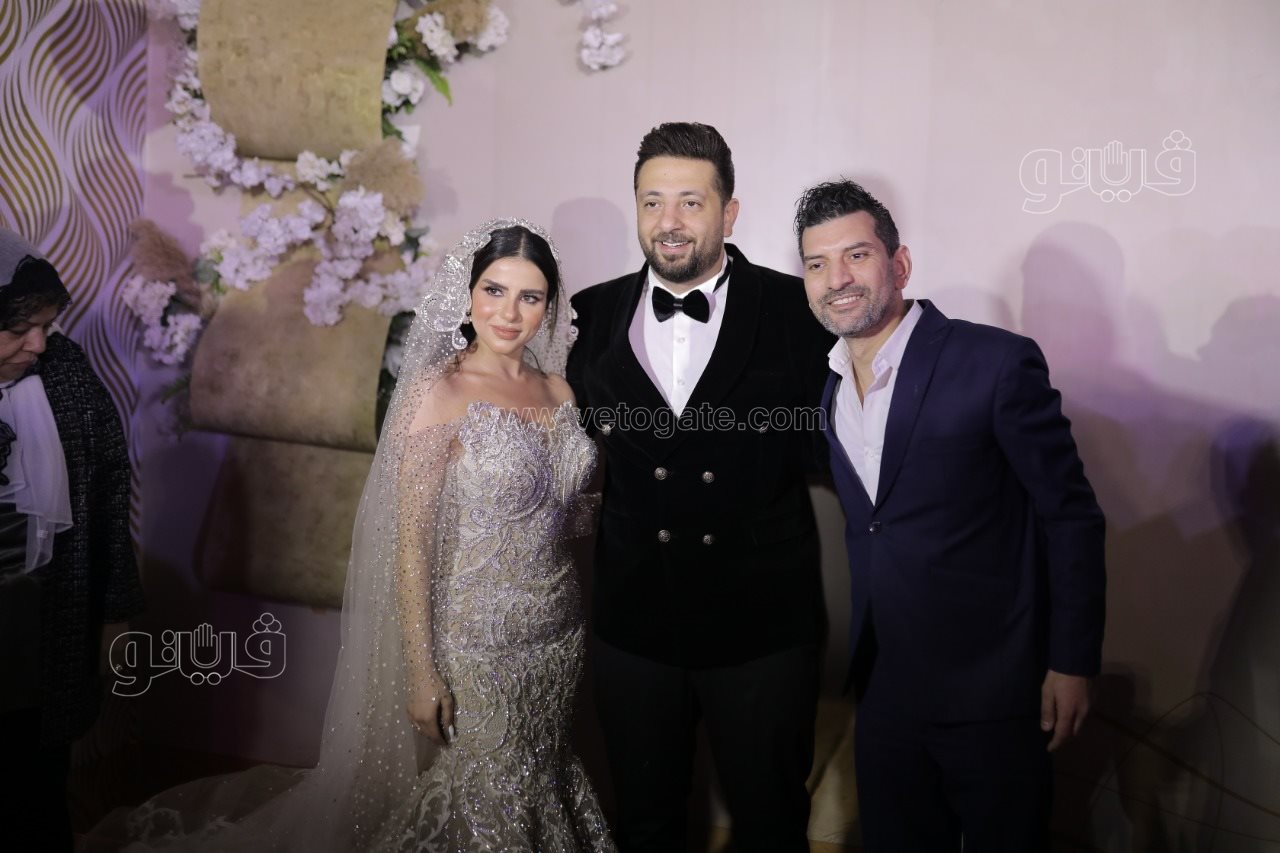 أحمد الهواري يحتفل بعقد قرانه على يمنى علي (6)