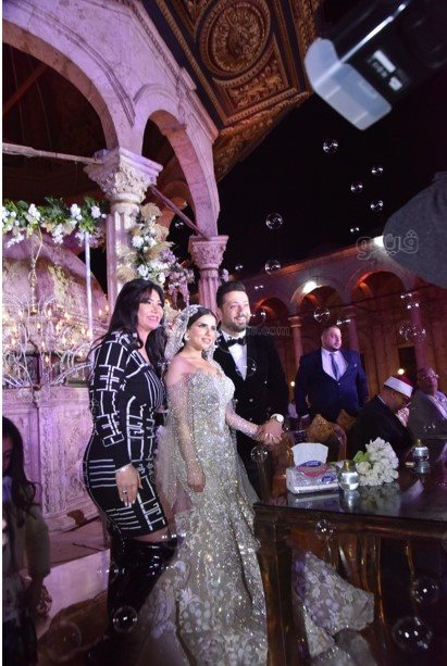 أحمد الهواري يحتفل بعقد قرانه على يمنى علي (9)