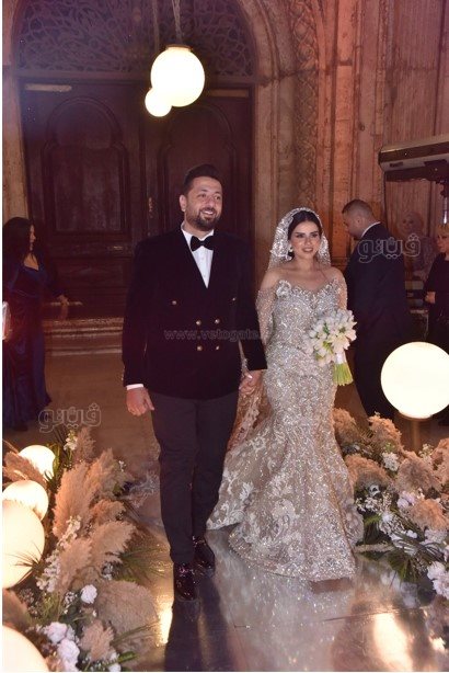 أحمد الهواري يحتفل بعقد قرانه على يمنى علي (10)