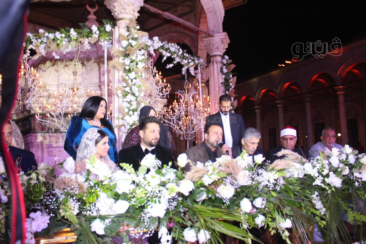 أحمد الهواري يحتفل بعقد قرانه على يمنى علي (19)