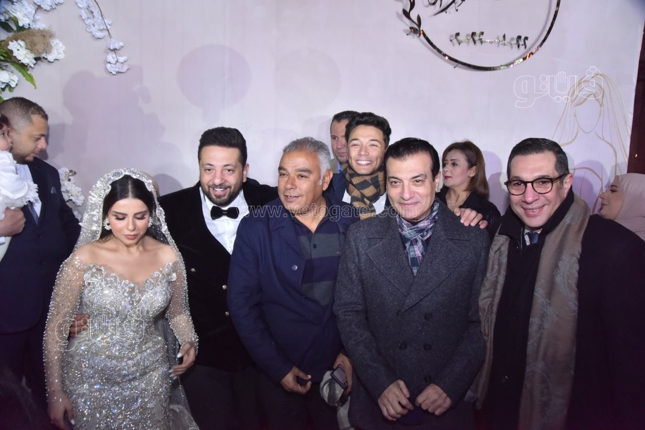 أحمد الهواري يحتفل بعقد قرانه على يمنى علي (22)