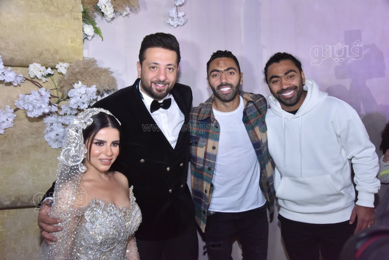 أحمد الهواري يحتفل بعقد قرانه على يمنى علي (25)