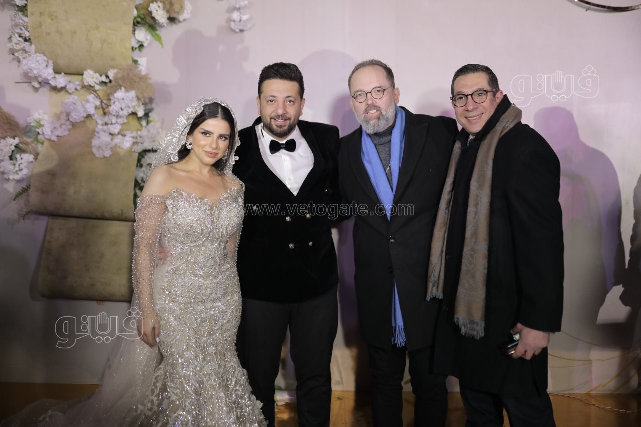 أحمد الهواري يحتفل بعقد قرانه على يمنى علي (31)