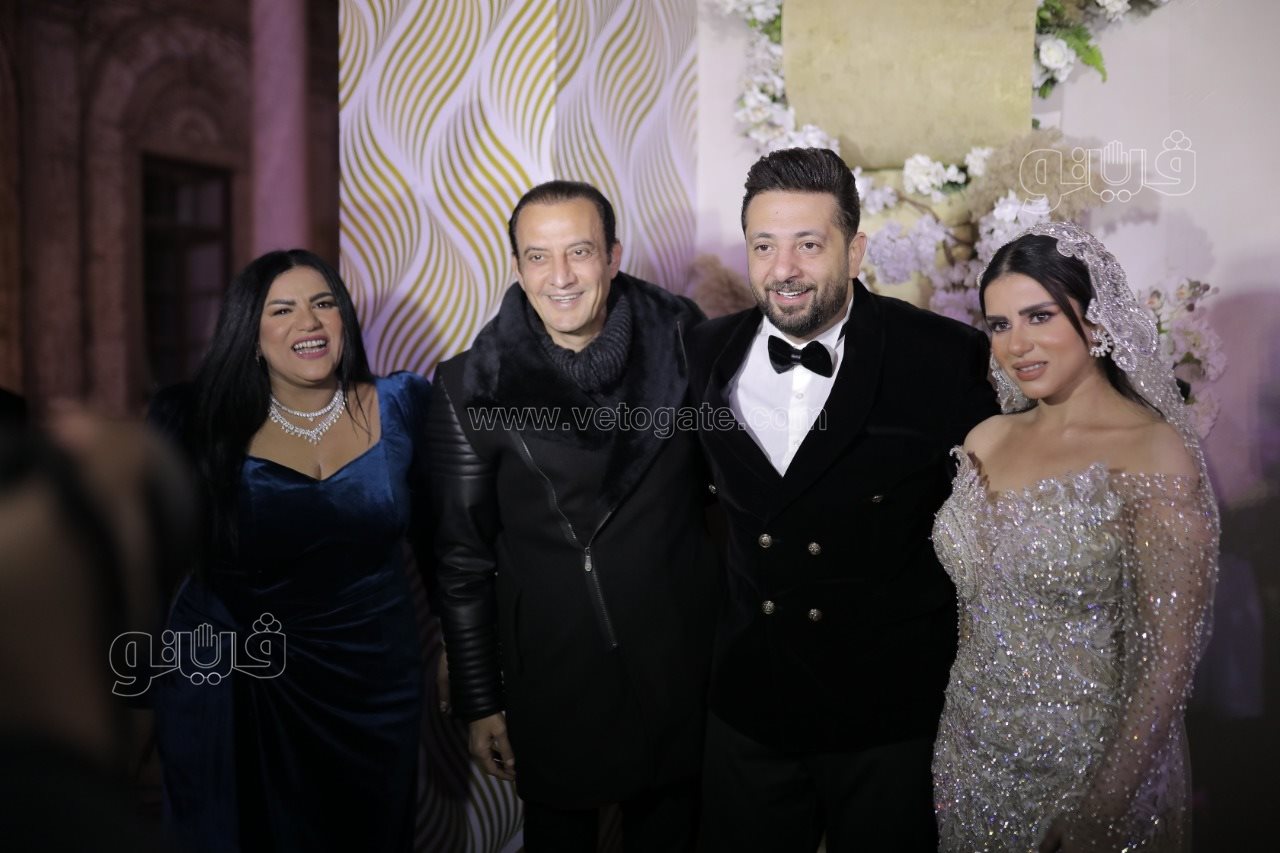 أحمد الهواري يحتفل بعقد قرانه على يمنى علي (33)