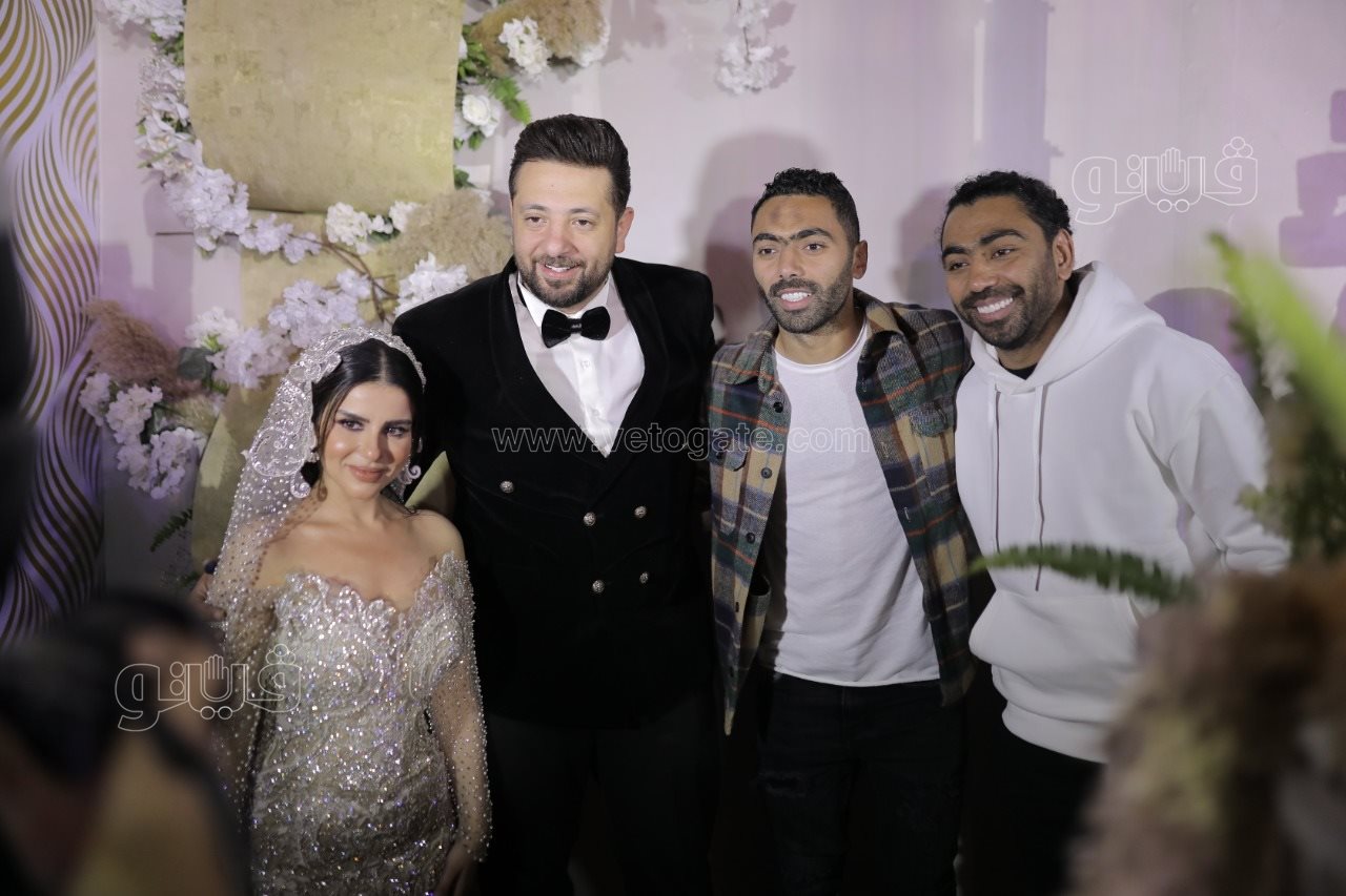 أحمد الهواري يحتفل بعقد قرانه على يمنى علي (38)