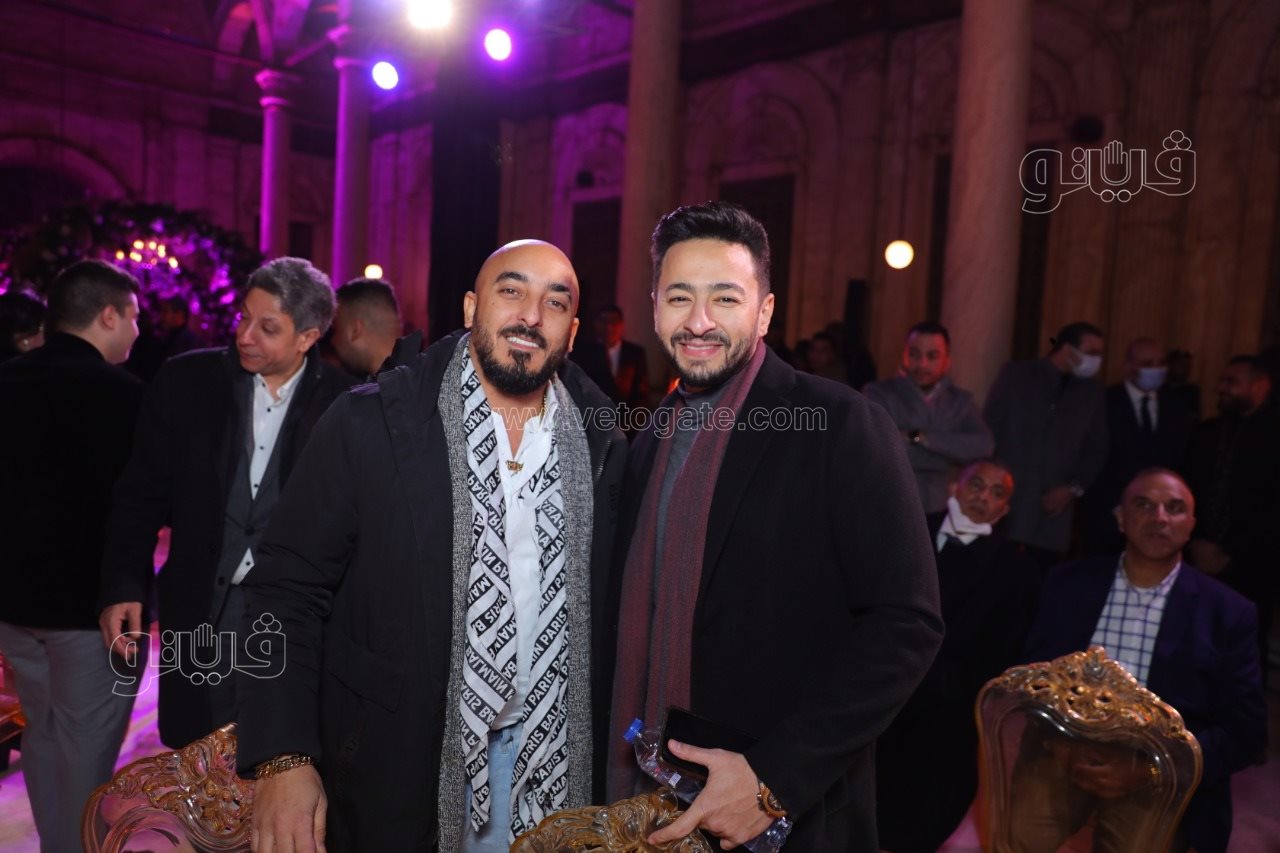 أحمد الهواري يحتفل بعقد قرانه على يمنى علي (42)