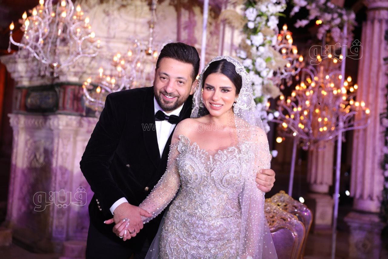 أحمد الهواري يحتفل بعقد قرانه على يمنى علي (52)