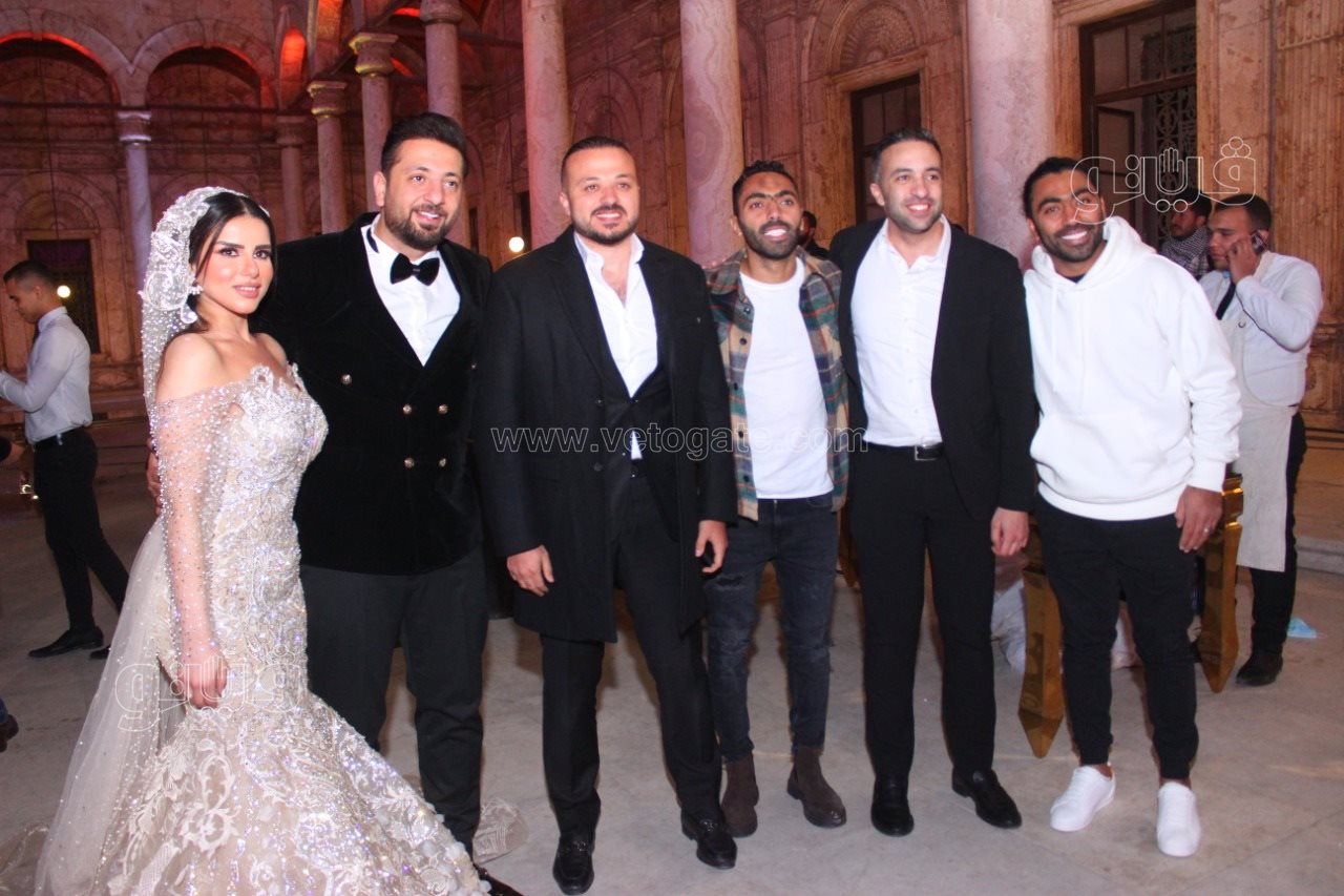 أحمد الهواري يحتفل بعقد قرانه على يمنى علي (60)