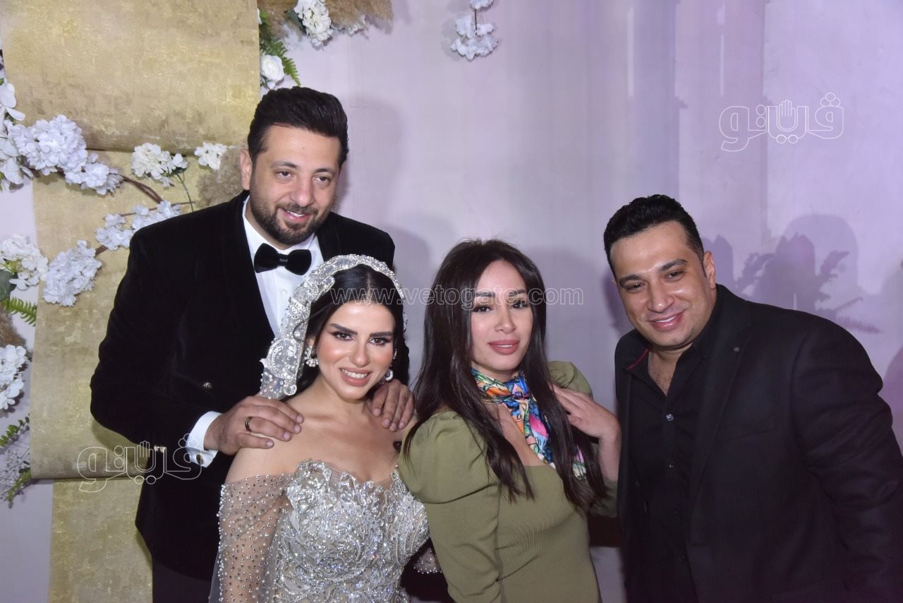 أحمد الهواري يحتفل بعقد قرانه على يمنى علي (62)