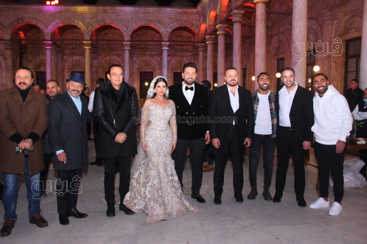 أحمد الهواري يحتفل بعقد قرانه على يمنى علي (71)