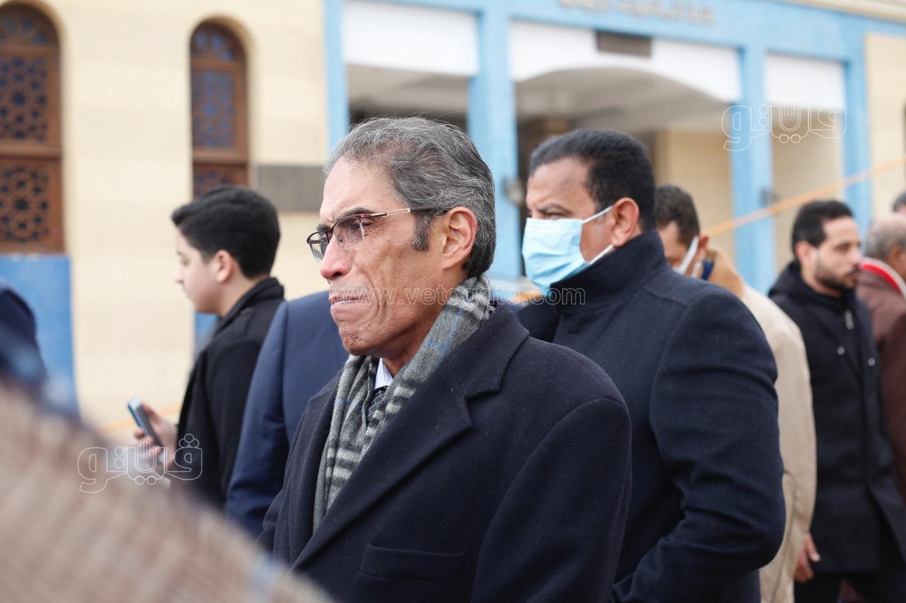 صحفيون وإعلاميون يشيعون ياسر رزق (1)