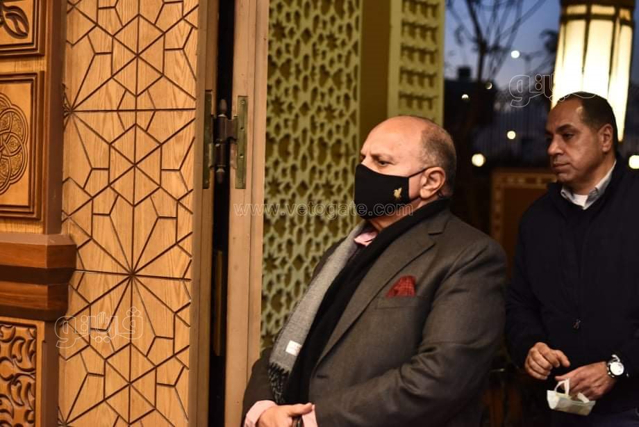 جمال مبارك ومندوب الرئاسة في عزاء اللواء عبدالسلام محجوب (1)