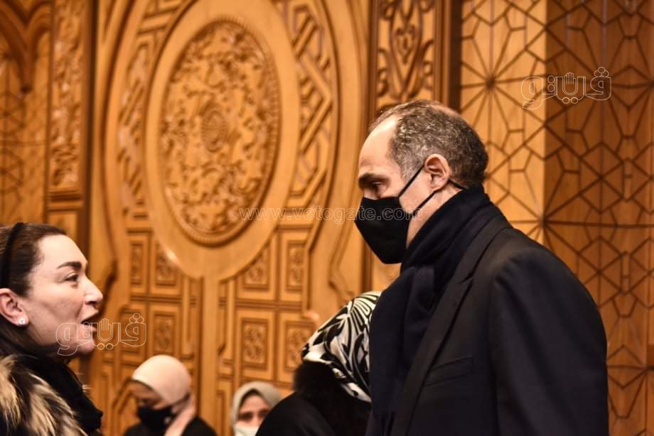 جمال مبارك ومندوب الرئاسة في عزاء اللواء عبدالسلام محجوب (5)