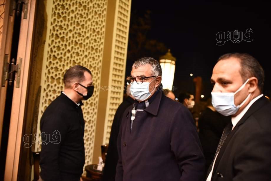 جمال مبارك ومندوب الرئاسة في عزاء اللواء عبدالسلام محجوب (6)