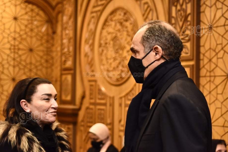 جمال مبارك ومندوب الرئاسة في عزاء اللواء عبدالسلام محجوب (33)