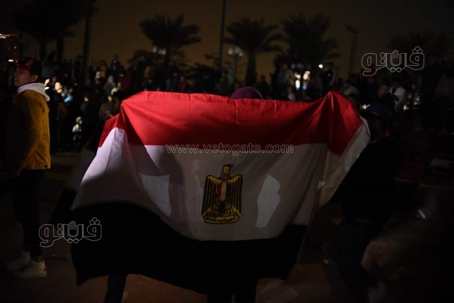 فرحة جنونية للجمهور المصري بمركز شباب الجزيرة بعد الفوز على الكاميرون (19)