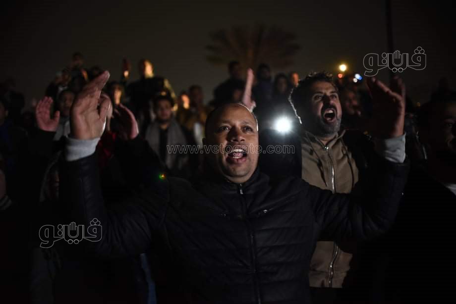 فرحة جنونية للجمهور المصري بمركز شباب الجزيرة بعد الفوز على الكاميرون (35)