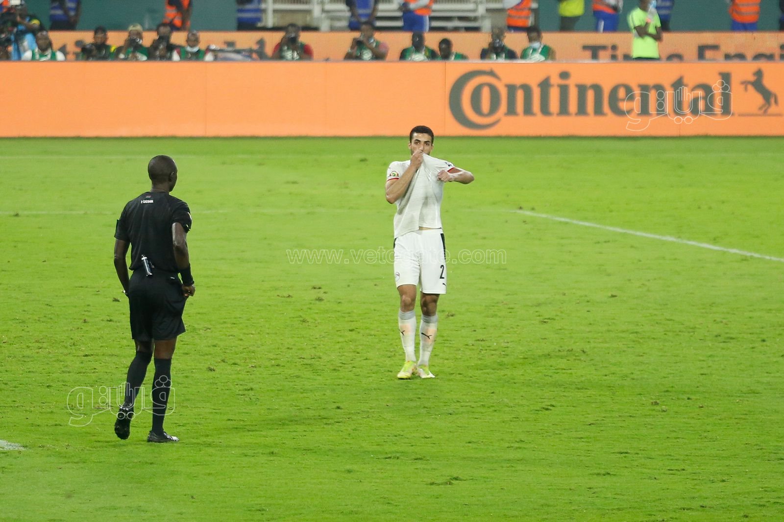 اصرار وتحدي لاعبين منتخب مصر وحارس المرمي محمد أبو جبل في التصدي لركلات الترجيح (2)