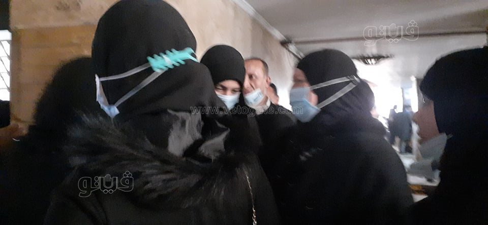 وصول المتهمين في قضية بسنت خالد (5)