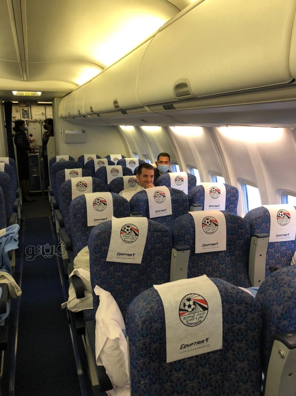 وصول بعثة منتخب الوطني إلى القاهرة (4)