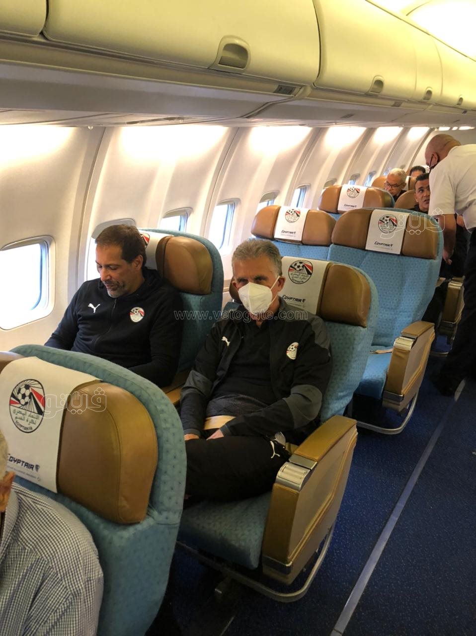 وصول بعثة منتخب الوطني إلى القاهرة (9)