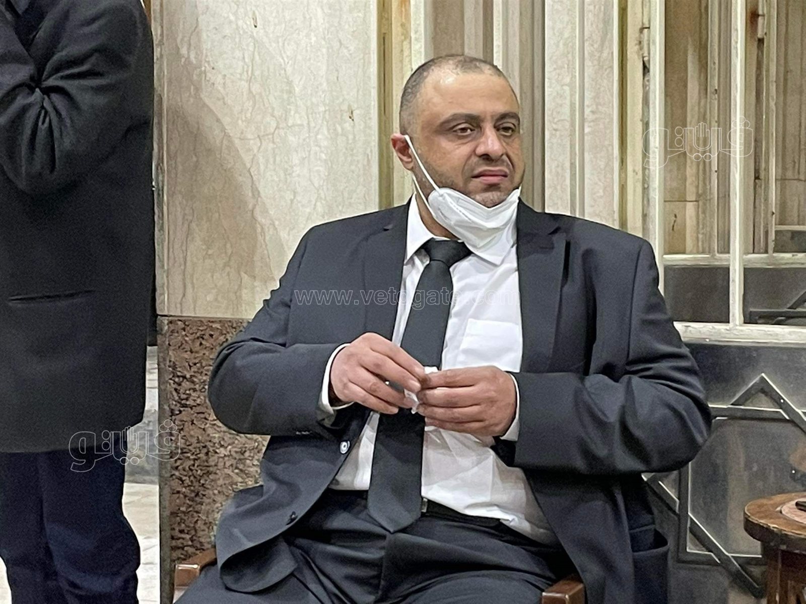 وزيرة الثقافة أول الحضور في عزاء جلال الشرقاوي (3)