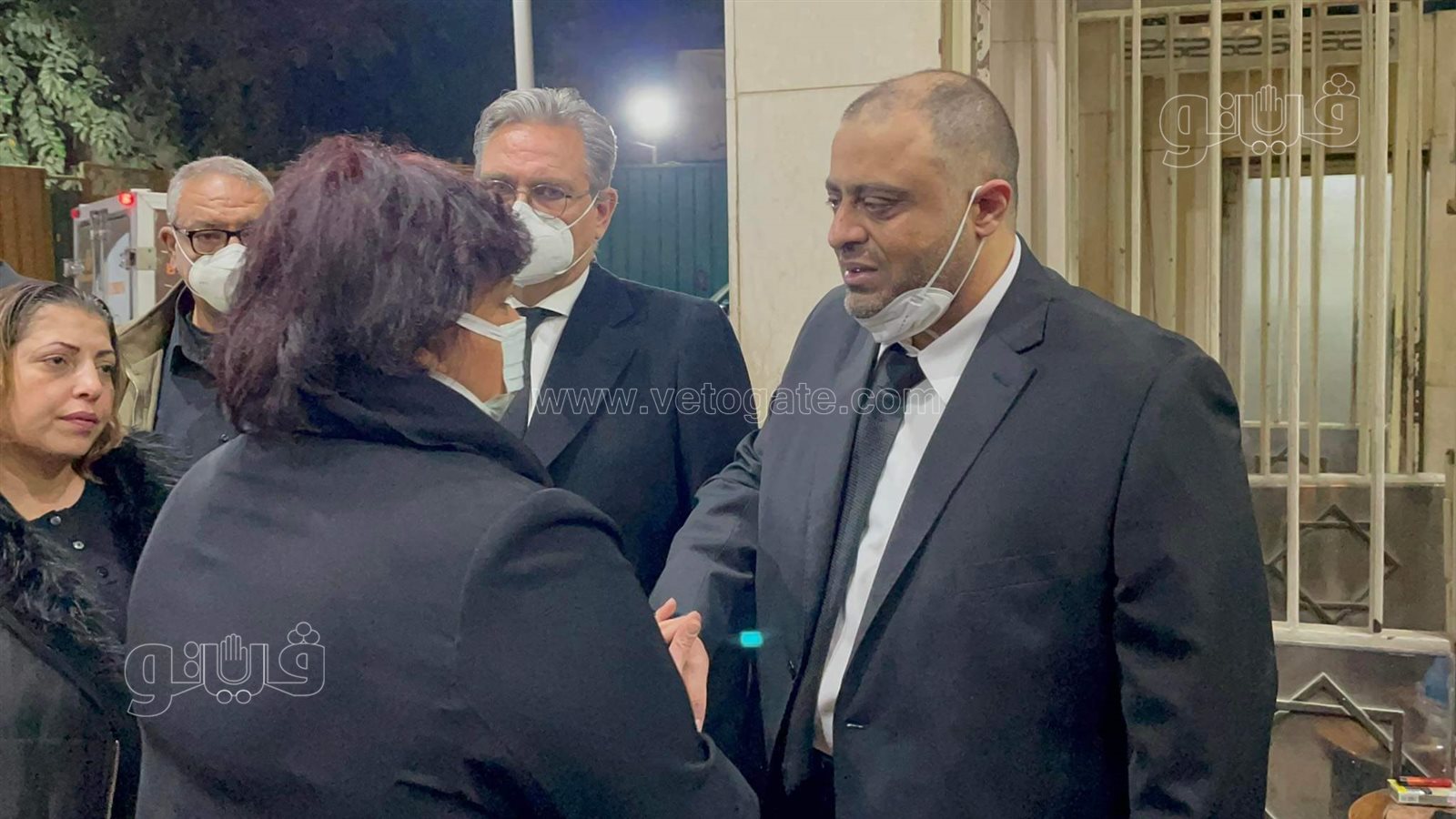 وزيرة الثقافة أول الحضور في عزاء جلال الشرقاوي (7)