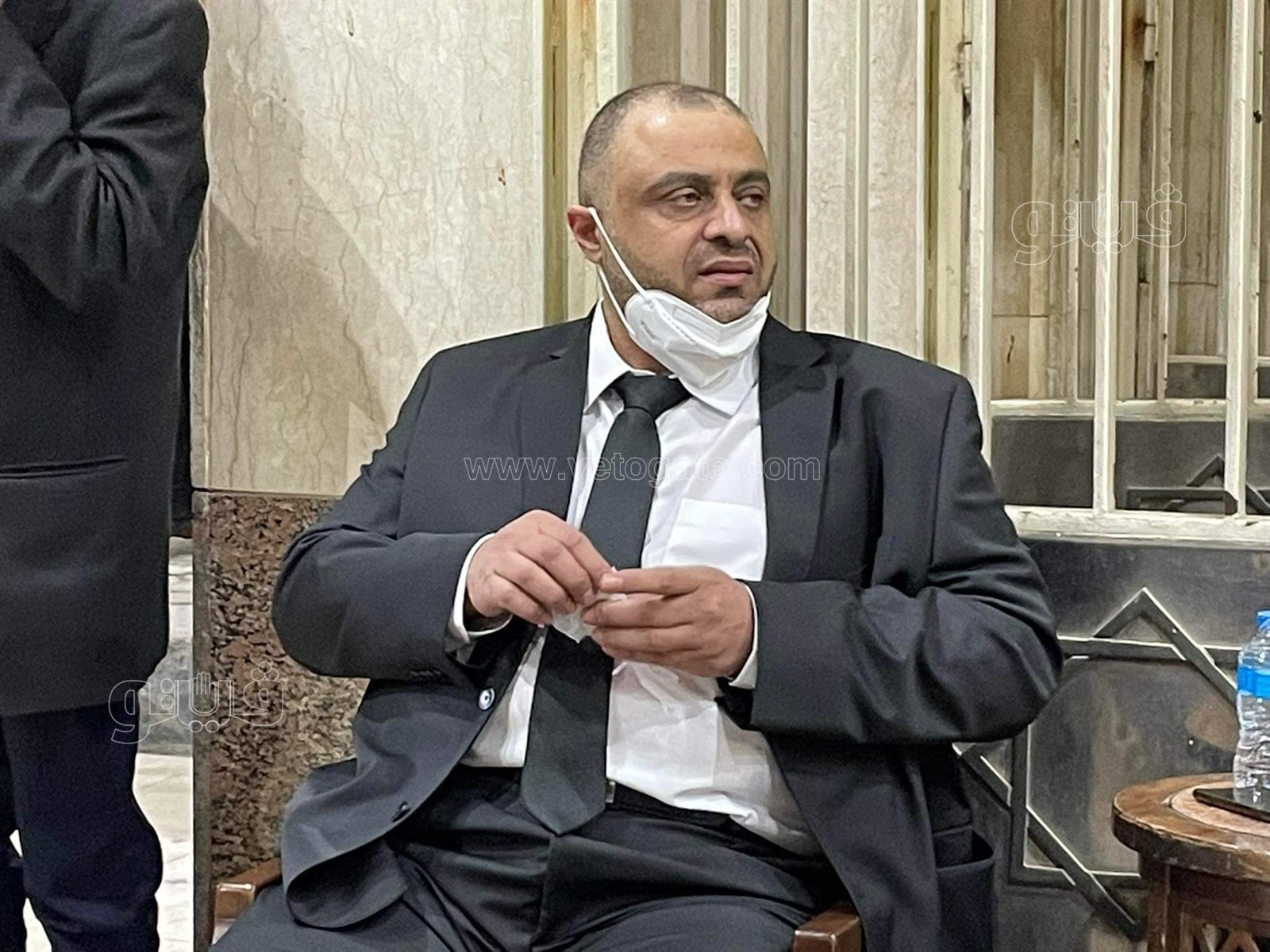 وزيرة الثقافة أول الحضور في عزاء جلال الشرقاوي (8)