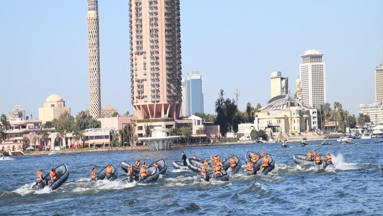 شرطة المسطحات تشن حملات لتأمين مجرى نهر النيل وفحص المراكب والعائمات خلال ايام عيد الفطر