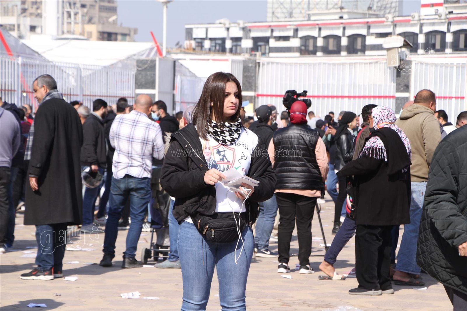 انتشار الدعاية الانتخابية داخل نادي الزمالك (8)