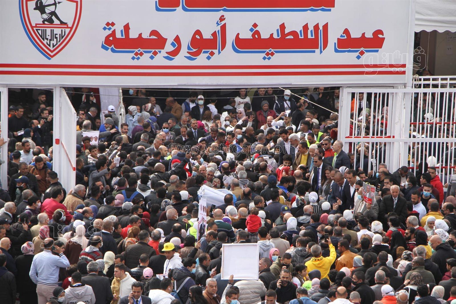 تزايد أعداد الناخبين بانتخابات نادي الزمالك (5)