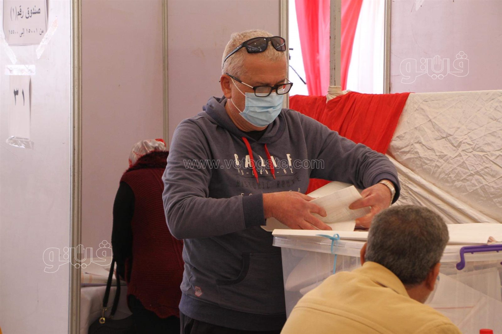 تزايد أعداد الناخبين بانتخابات نادي الزمالك (8)