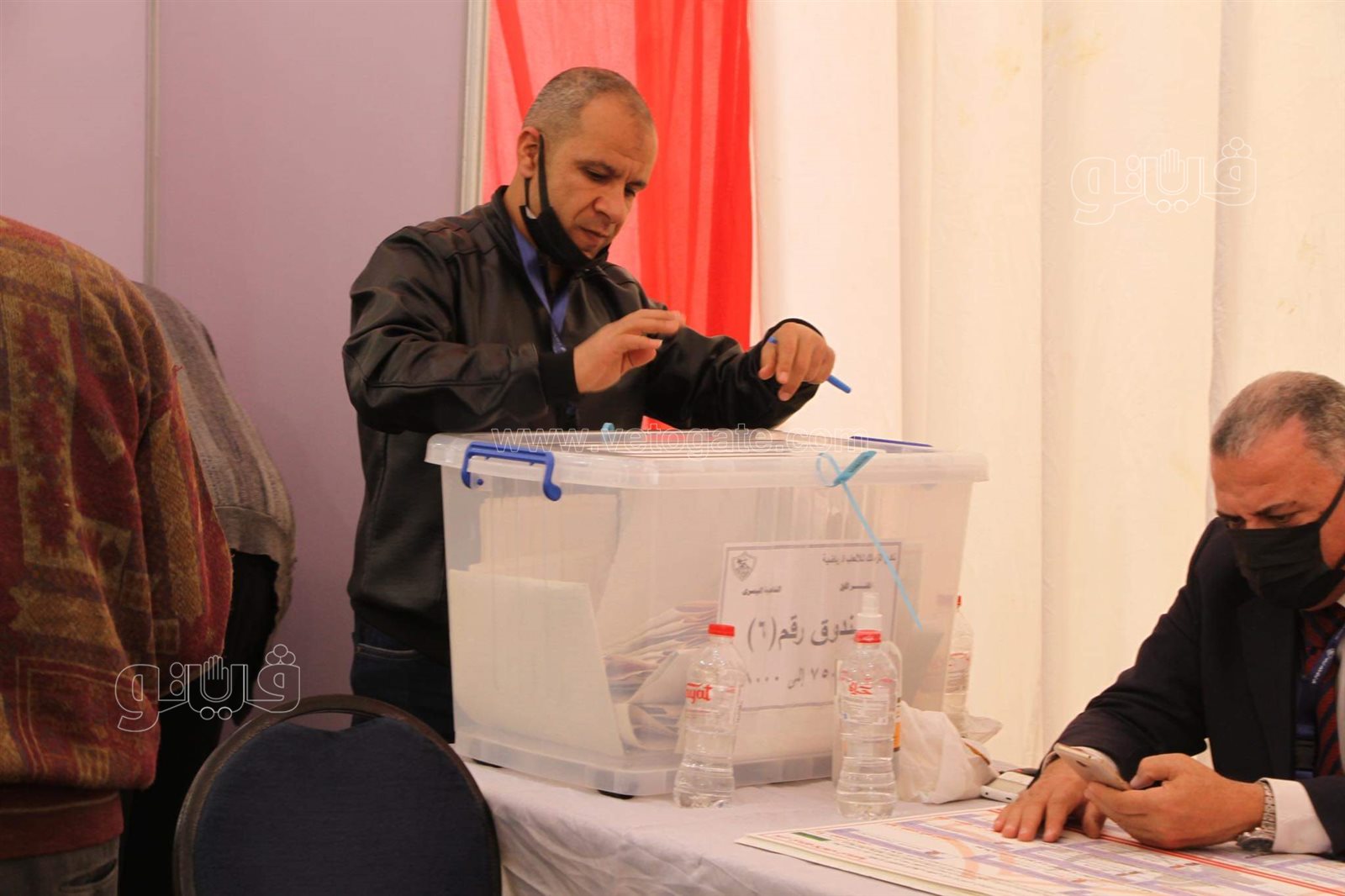 تزايد أعداد الناخبين بانتخابات نادي الزمالك (11)