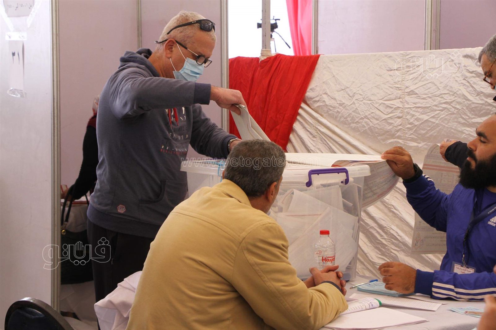 تزايد أعداد الناخبين بانتخابات نادي الزمالك (14)