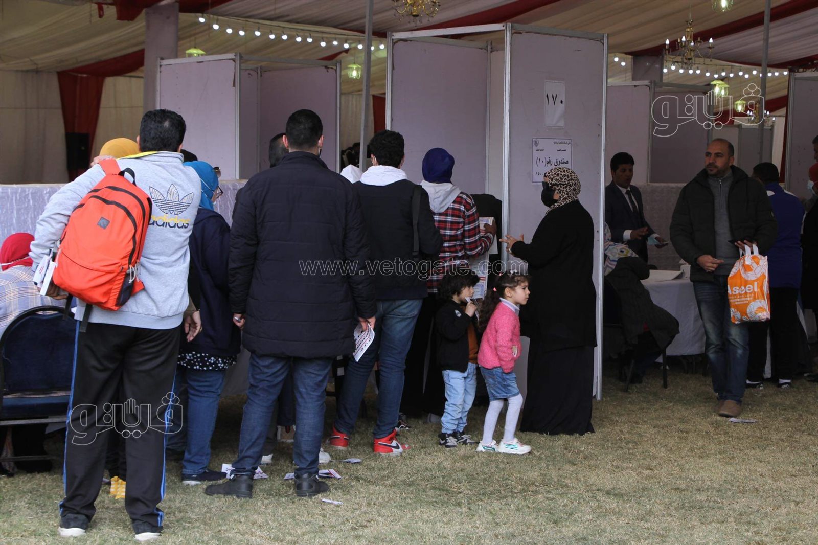 تزايد أعداد الناخبين بانتخابات نادي الزمالك (29)