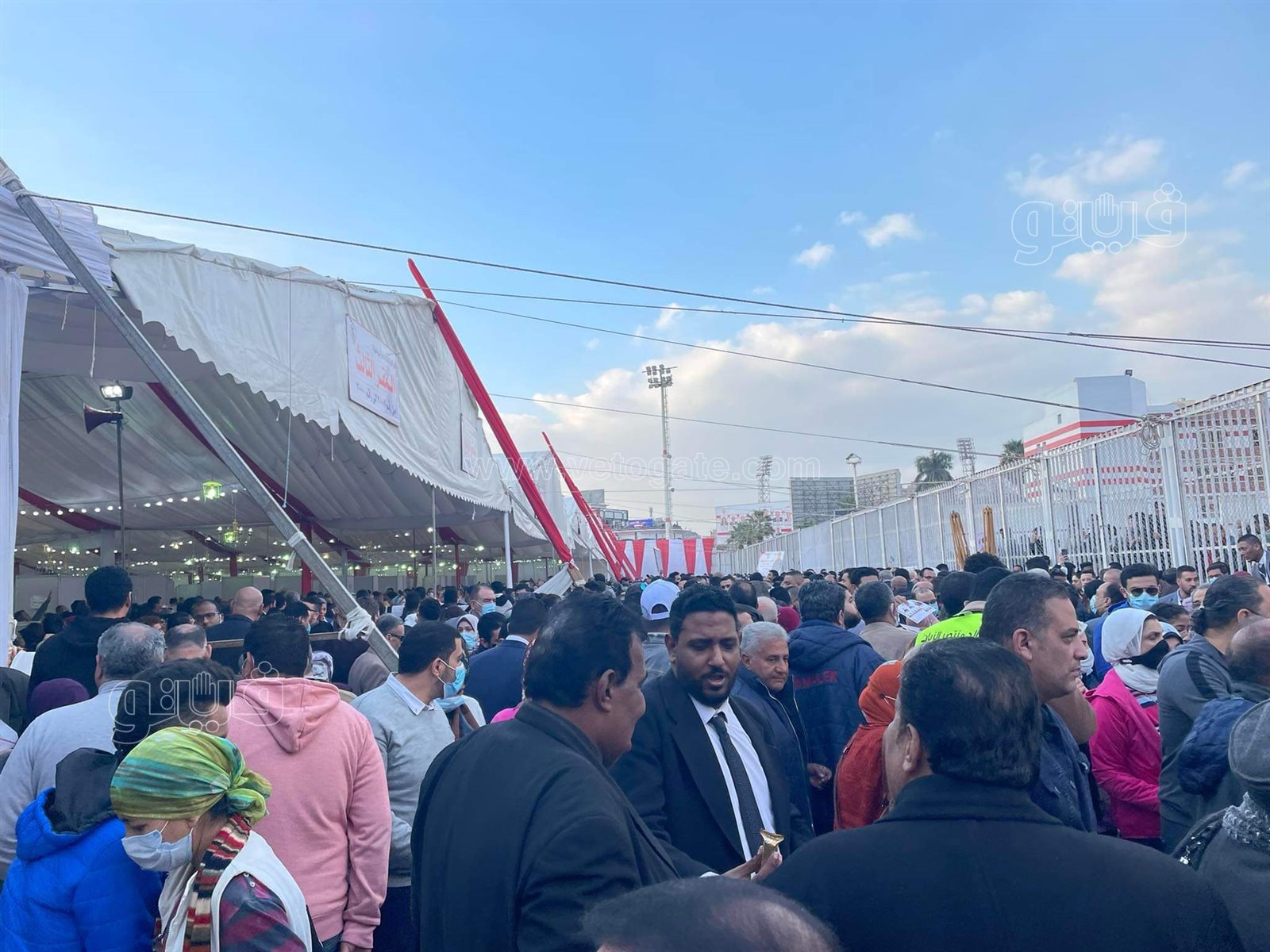 هتافات واعتداءات وإصابات داخل المقر الانتخابي بنادي الزمالك (1)