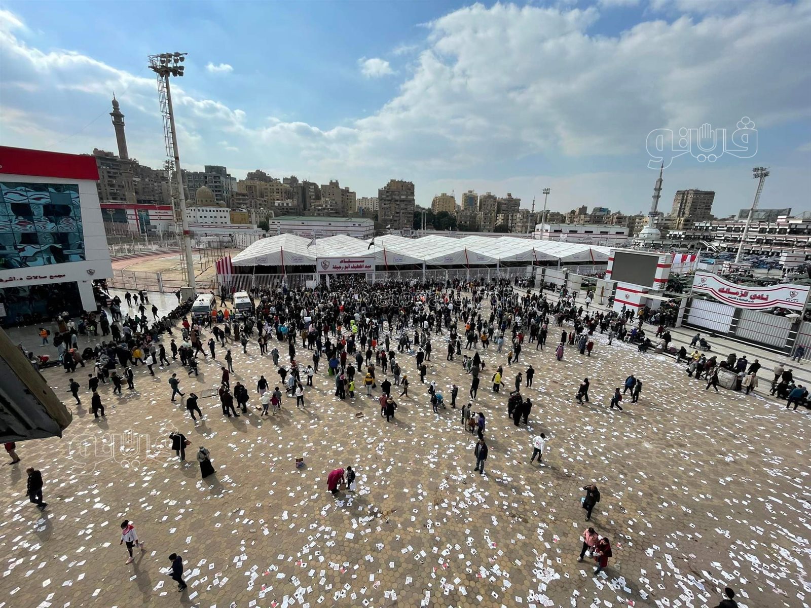 تزايد أعداد الناخبين بانتخابات نادي الزمالك (26)